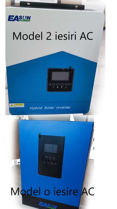 Invertor 6.2kw Hybrid EASUN 500V WIFi 120A 48V Model NOU - Putere 6200 Wati
