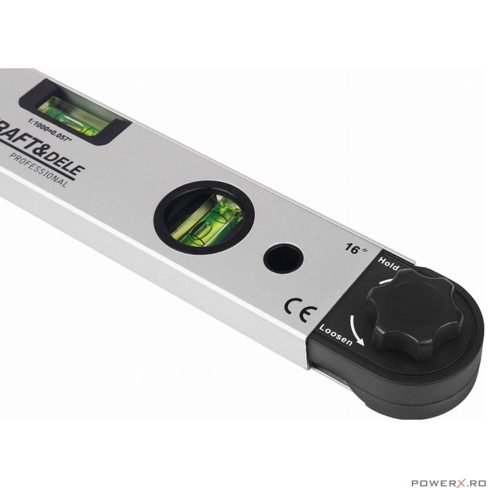 Nivela digitala, poloboc, LCD 400 mm, masurarea unghiurilor de la 0°