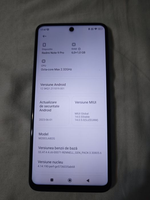 Telefon Xiaomi redmi note 9 pro
