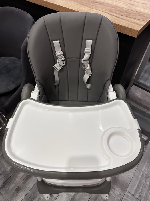 Столче за хранене Kikkaboo Spicy, сив