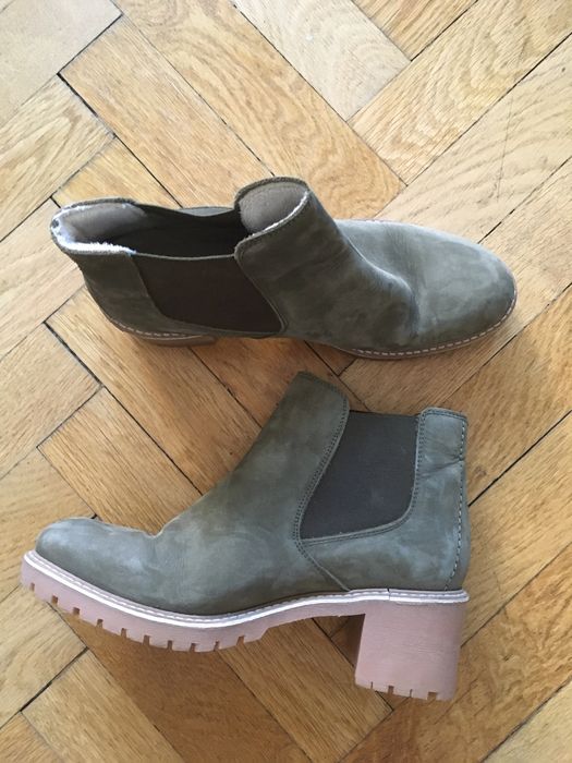 Botine piele intoarsa Tamaris