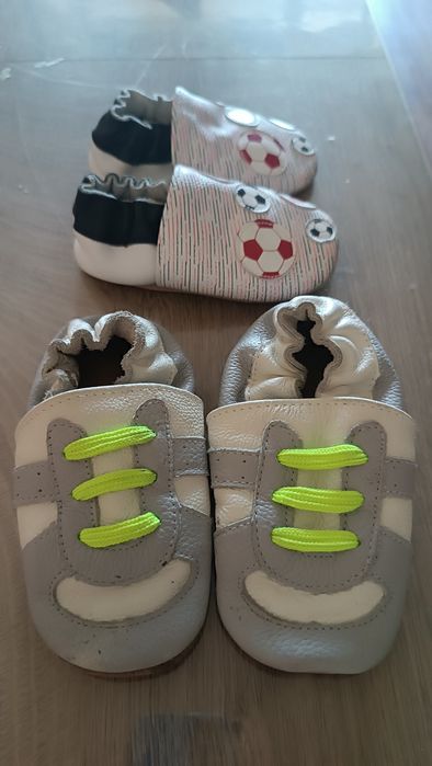 Детски пантофи от ест.кожа