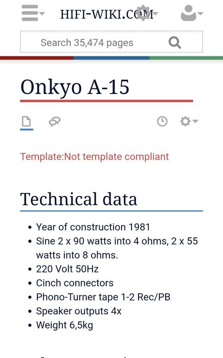 Amplificator Onkyo A-15