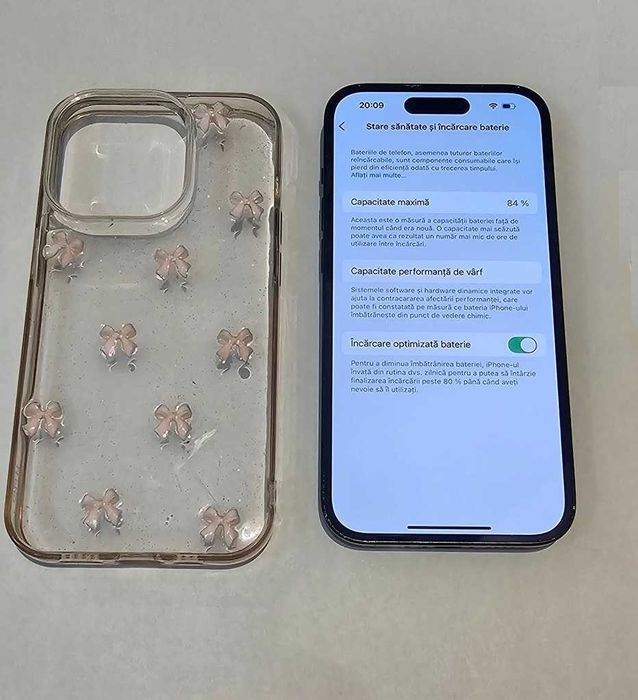 Vând iPhone 14PRO 256GB utilizat