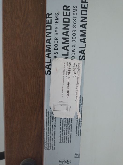 Ușă termopan/tripan 5 camere standard- stejar auriu