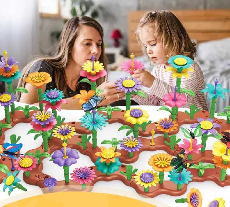 Развивающий Конструктор "Волшебный  сад цветов"