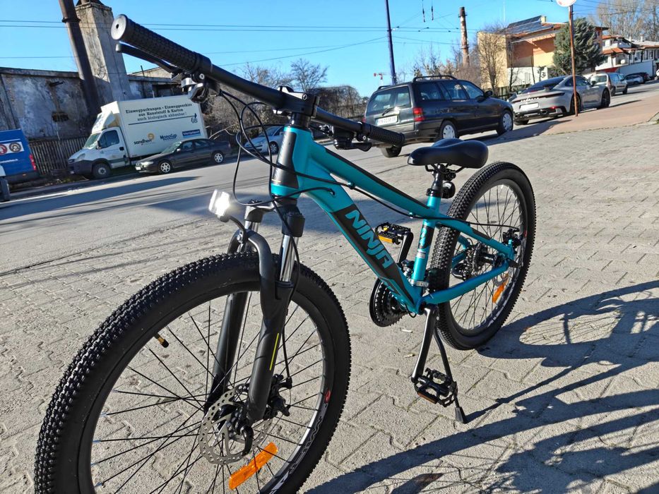 BG Алуминиев велосипед 24" NINJA син