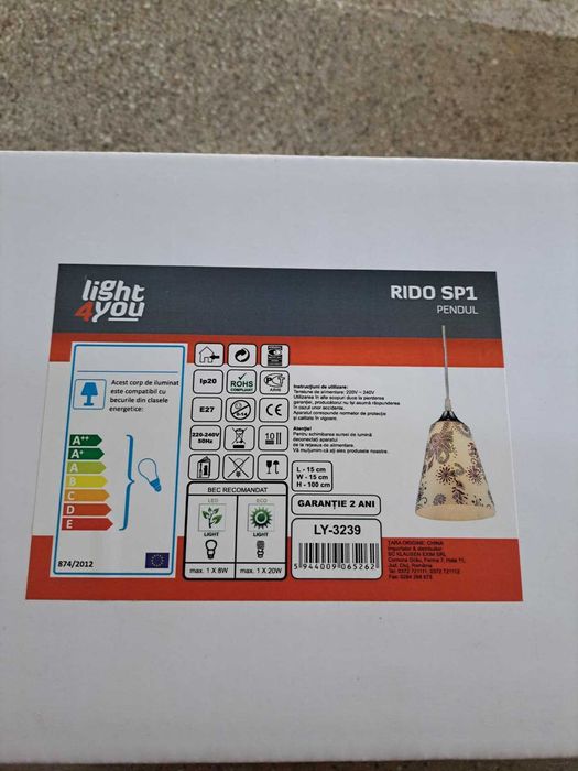 Pendul Light4You RIDO SP1 – LY-3239