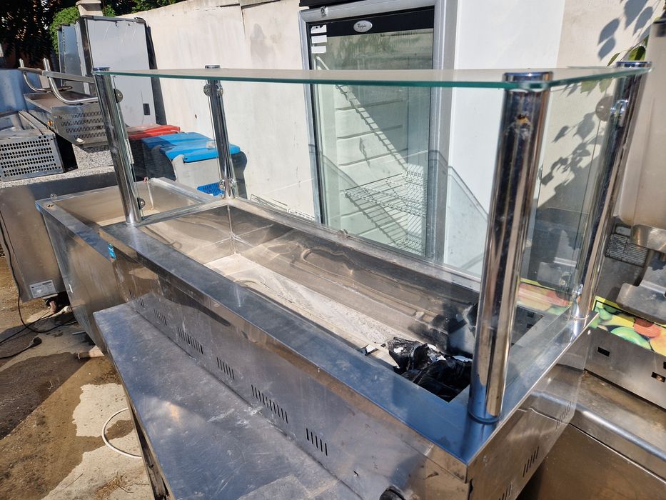 Mașina făcut gheata  inox, gheata tip glont, 60 kg