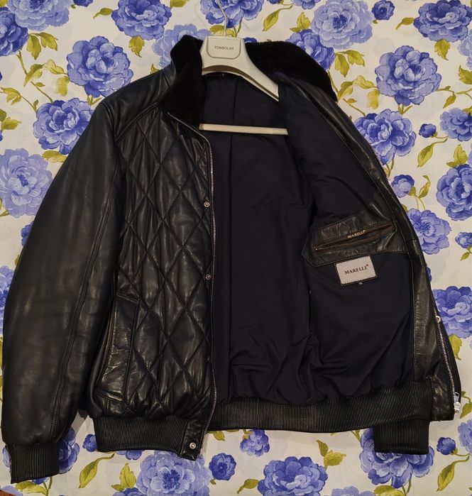 Geaca piele & blana naturala