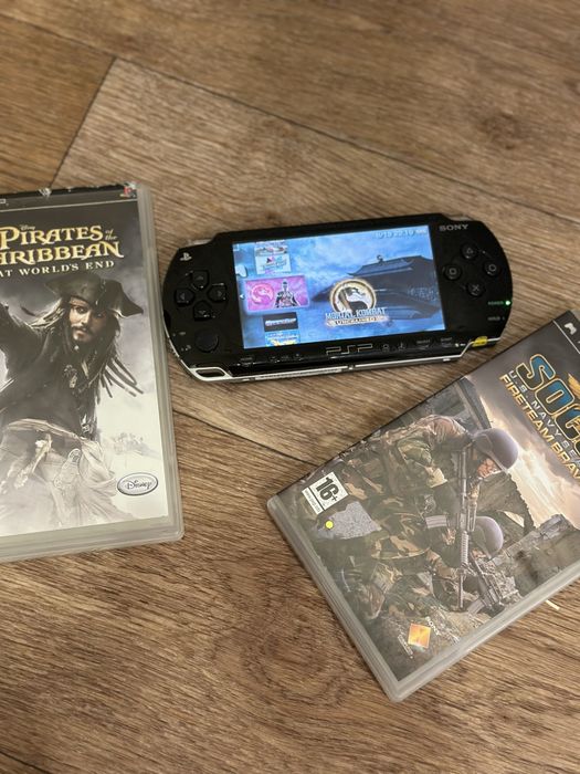 Psp 1000 прошитая +2 игры в подарок