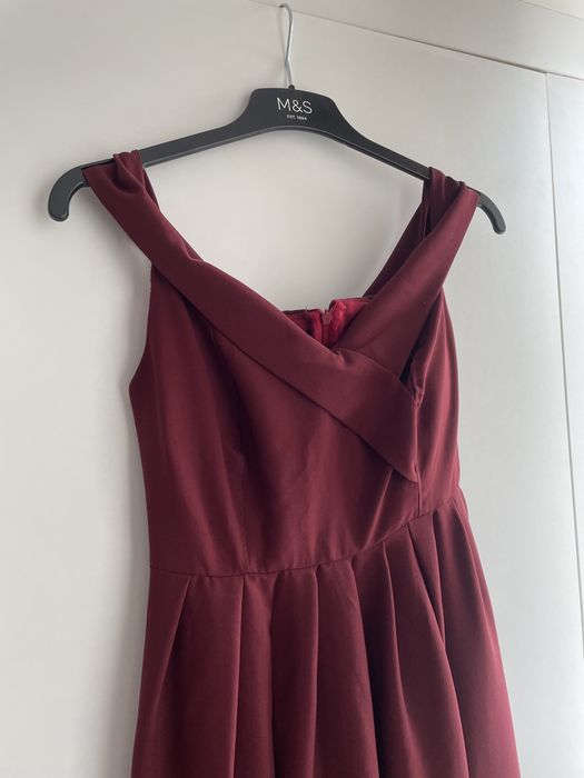 Официална рокля - бордо