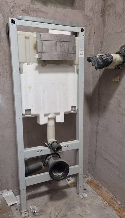 Set Cadru Rezervor Încastrat WC (125 cm) + Vas WC Suspendat SEREL