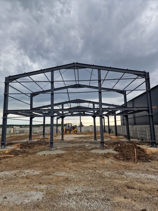 Vând hală metalică conform proiectului dvs lucrăm fără avans