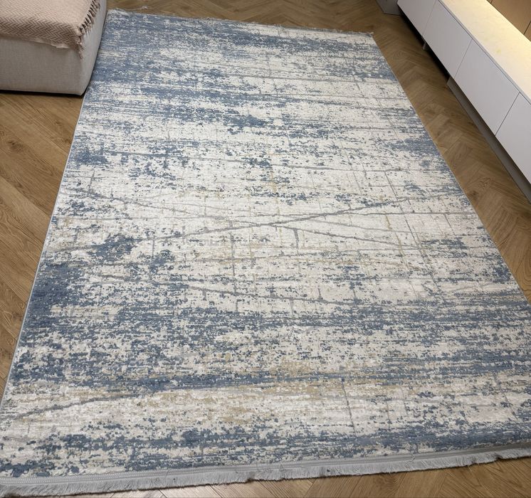 Ковер 2*3 б/у бирюзово-серый