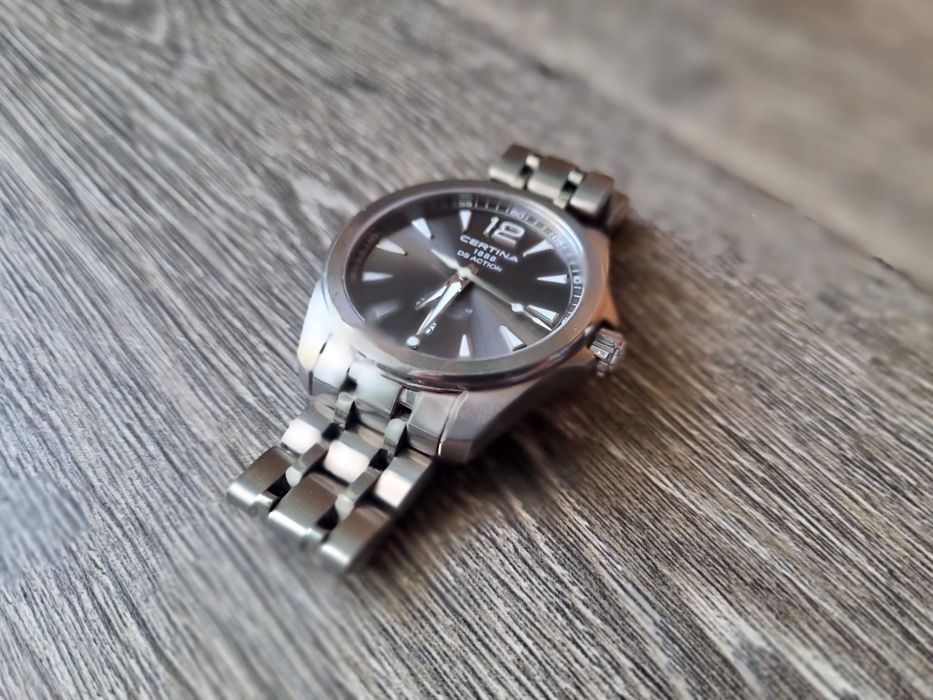 Certina Men's DS Action Watch Grey Dial Titanium ,din titan