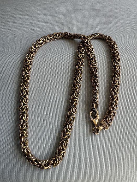 Lant model Bizantin din argint placat cu auriu