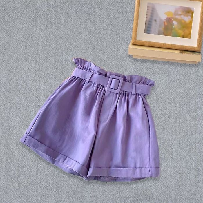 Шорты с ремнем для девочек