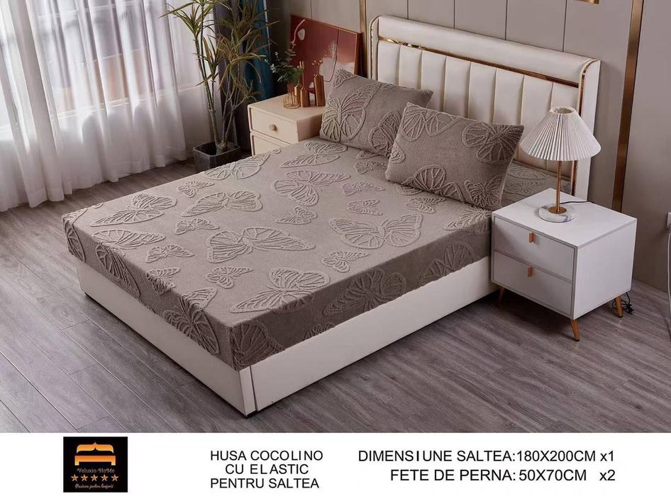 Husa de pat cocolino pufoasa