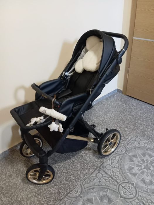 Бебешка количка 3 в 1 Kunert Ivento Eco Black Pearl