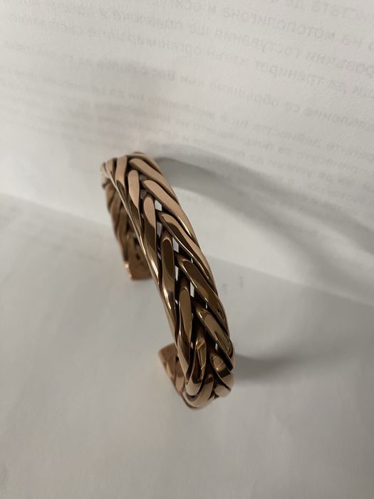 Медна гривна 18см