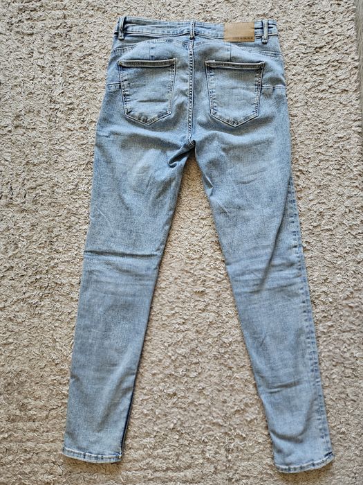 Светлосини дамски дънки