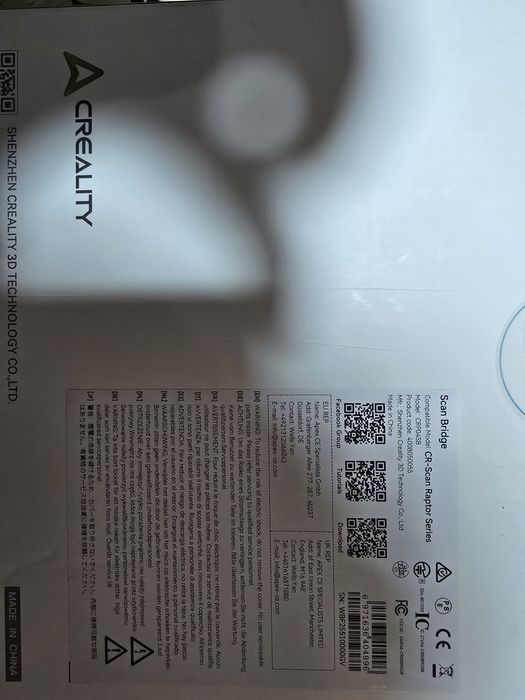 Creality Scan Bridge, Raptor