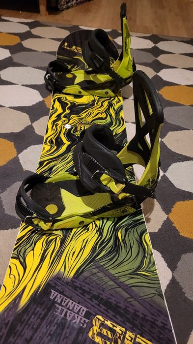 Placa snowboard LIB TECH 153 cu legături NITRO Phantom