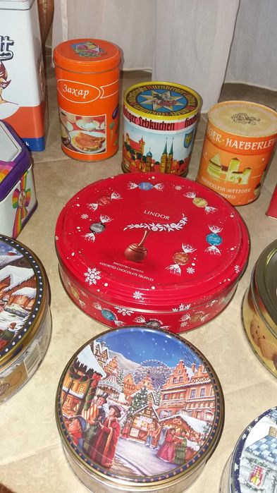 колекционерски метални кутии 25броя за 20лв