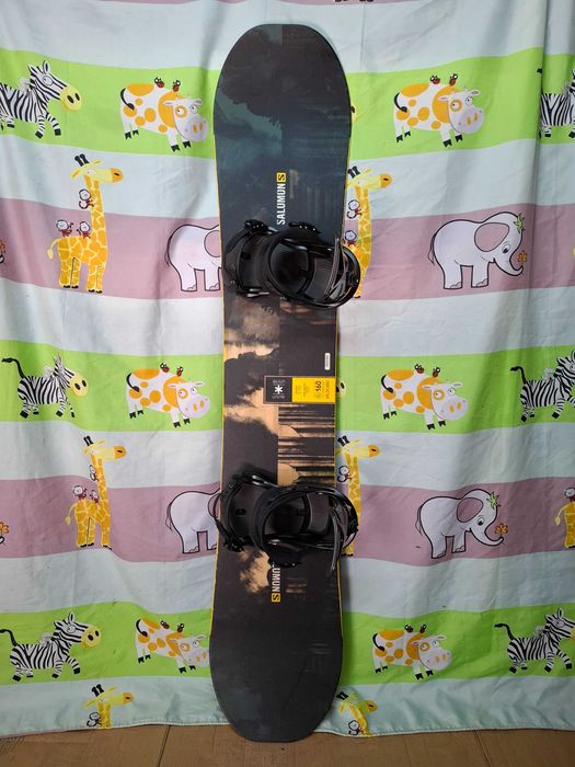Placa snowboard 160 cm SALOMON WILD CARD wide cu legaturi noi incluse