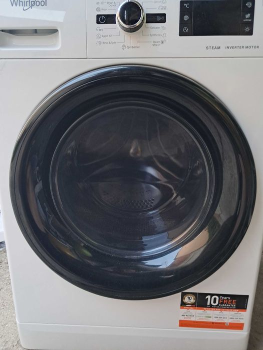 Mașină de spălat Whirlpool cu uscator, an 2020 cu usa blocată
