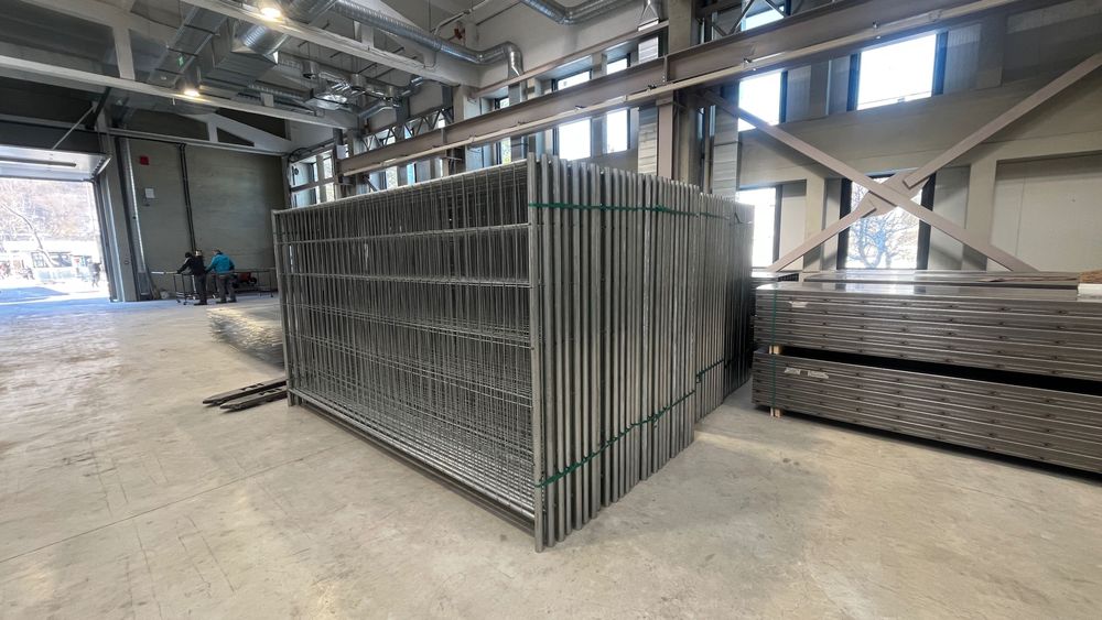 Мобилна строителна прозирна оградни пана 3500/2000мм ПРОМОЦИЯ