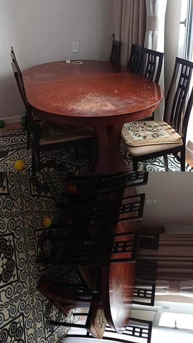 Продам стол с 9 стульями