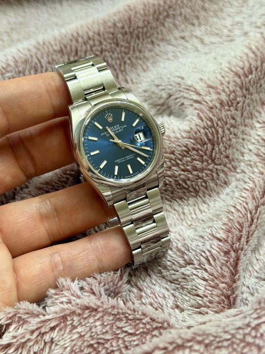 Rolex Datejust 36mm Blue Dial Otel 126200 An 2022 Automat