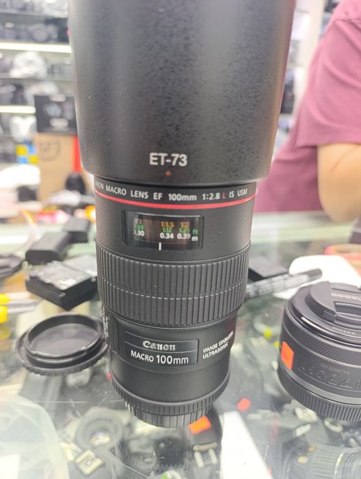 Объектив Canon macro lens Ef 100 mm 1:2.8 L IS USM