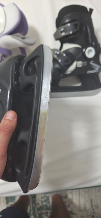 Patine copii Oxelo albe si negre