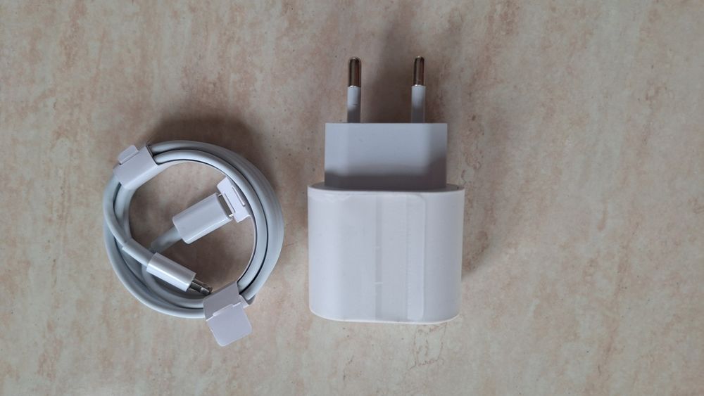 Incarcator complet nou tip C (cablu+adaptor) lightning charge