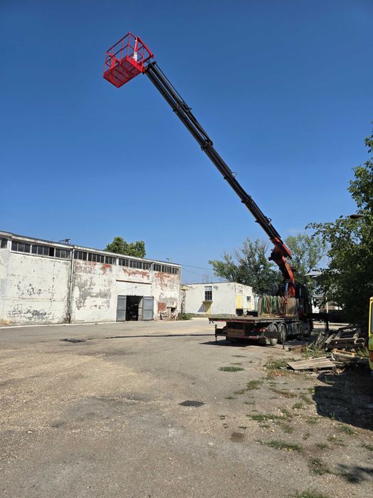 Услуги с кран, камион с кран,преместване на гаражни клетки вишка