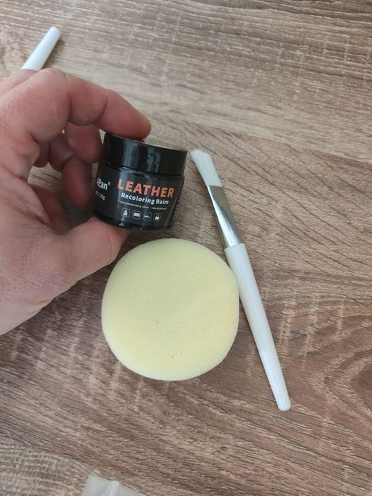 Kit reparație piele vopsea pentru piele 30ml negru / alb