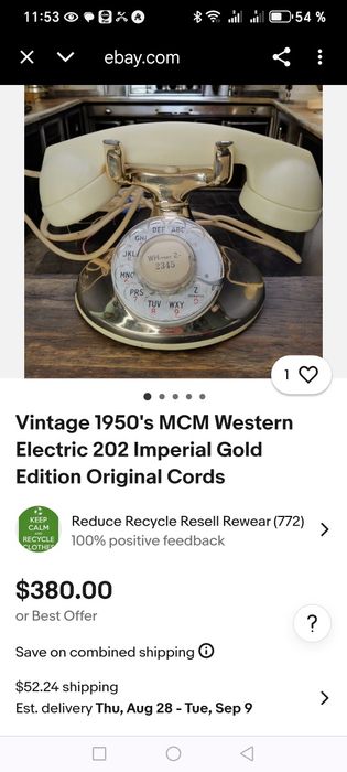 Telefon vintage Western Electric