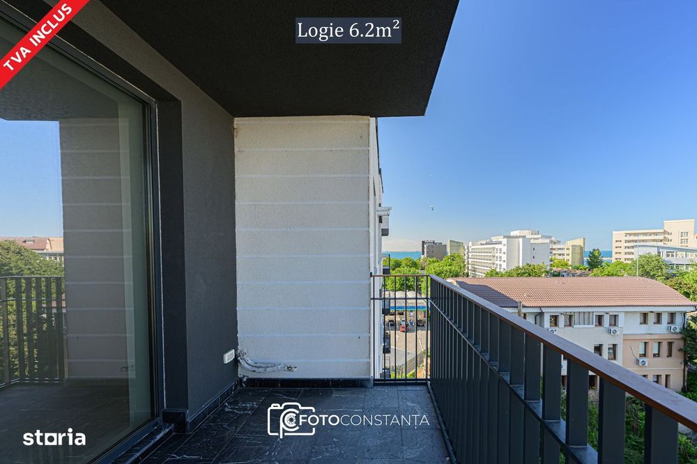 #Apartament cu vedere la mare · bucătărie separată 15.6m² · bloc nou