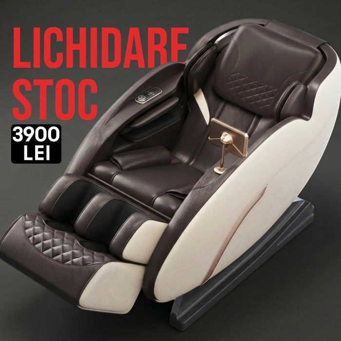 LICHIDARE STOC! Scaun de masaj incazlire/0gravity/role/vibratii/boxe