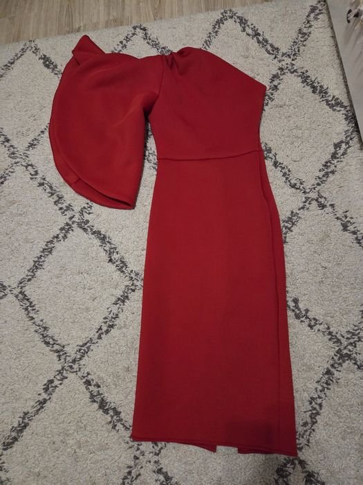 Rochie rosie eleganta marimea M