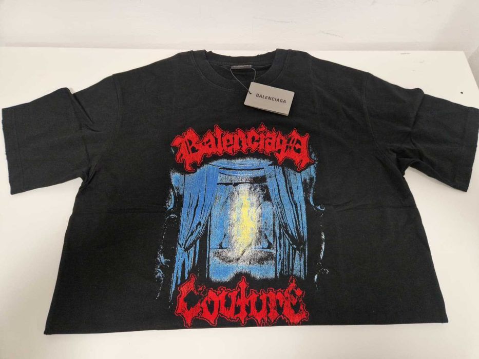 Tricou Balenciaga 10 Ab. George Black