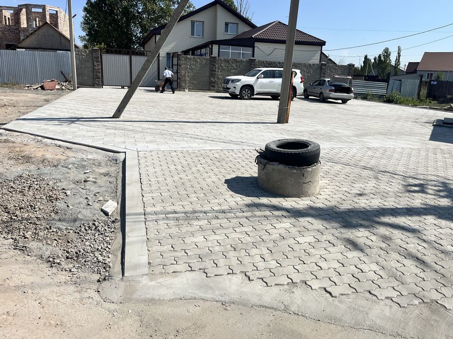 Брусчатка, укладка брусчатки, тратуарной плитки