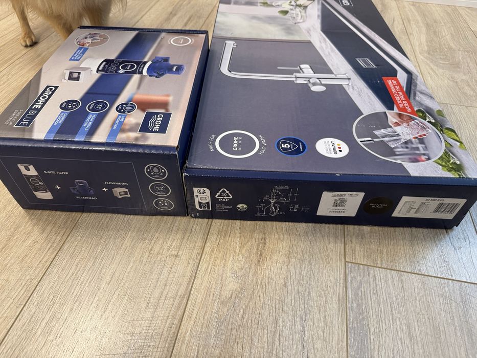 Grohe Blue Pure Minta смесител + филтър, Phantom Black