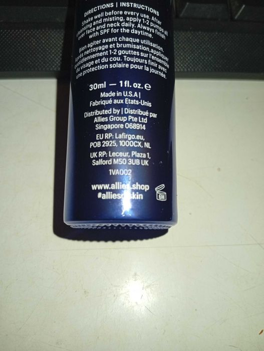 Allies of Skin - Copper Tripeptide & Ection Advanced Repair Serum 30mL made in USA