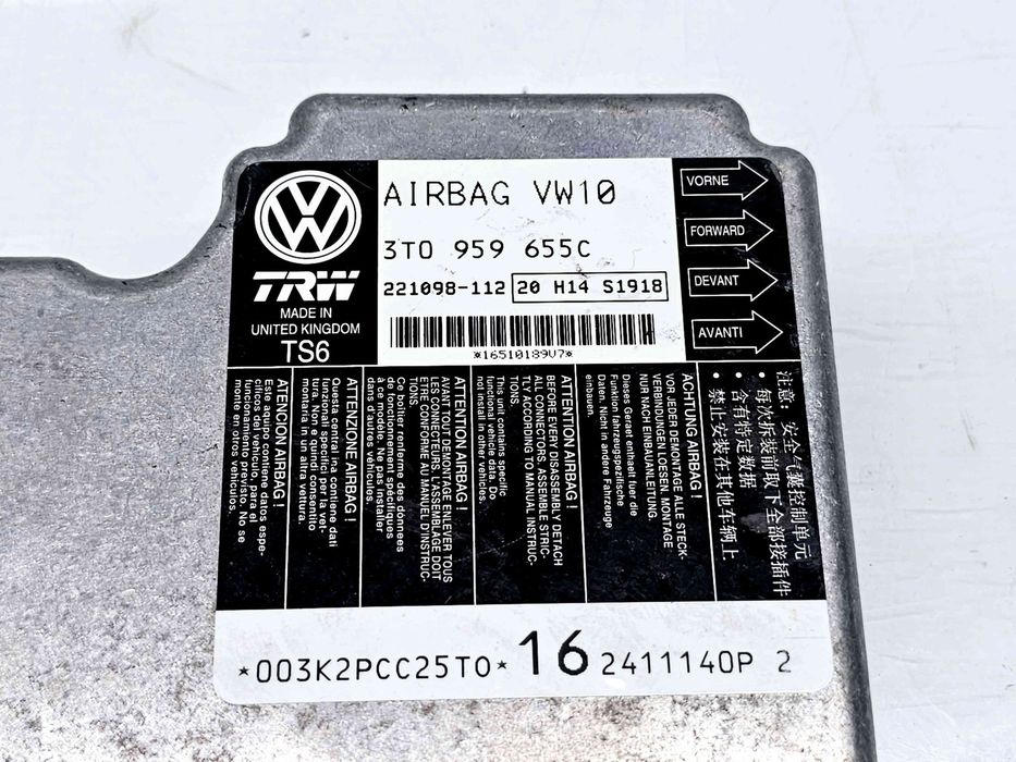 Calculator airbag Skoda Superb II Combi (3T5) [Fabr 2009-2015] 3T09596