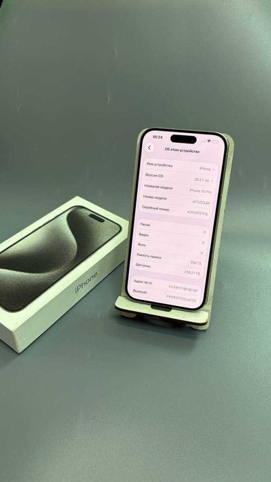 pple iPhone 15 Pro, 256гб, акб 86% (Степногорск 106/8659)