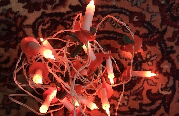 Гирлянда свечки ссср